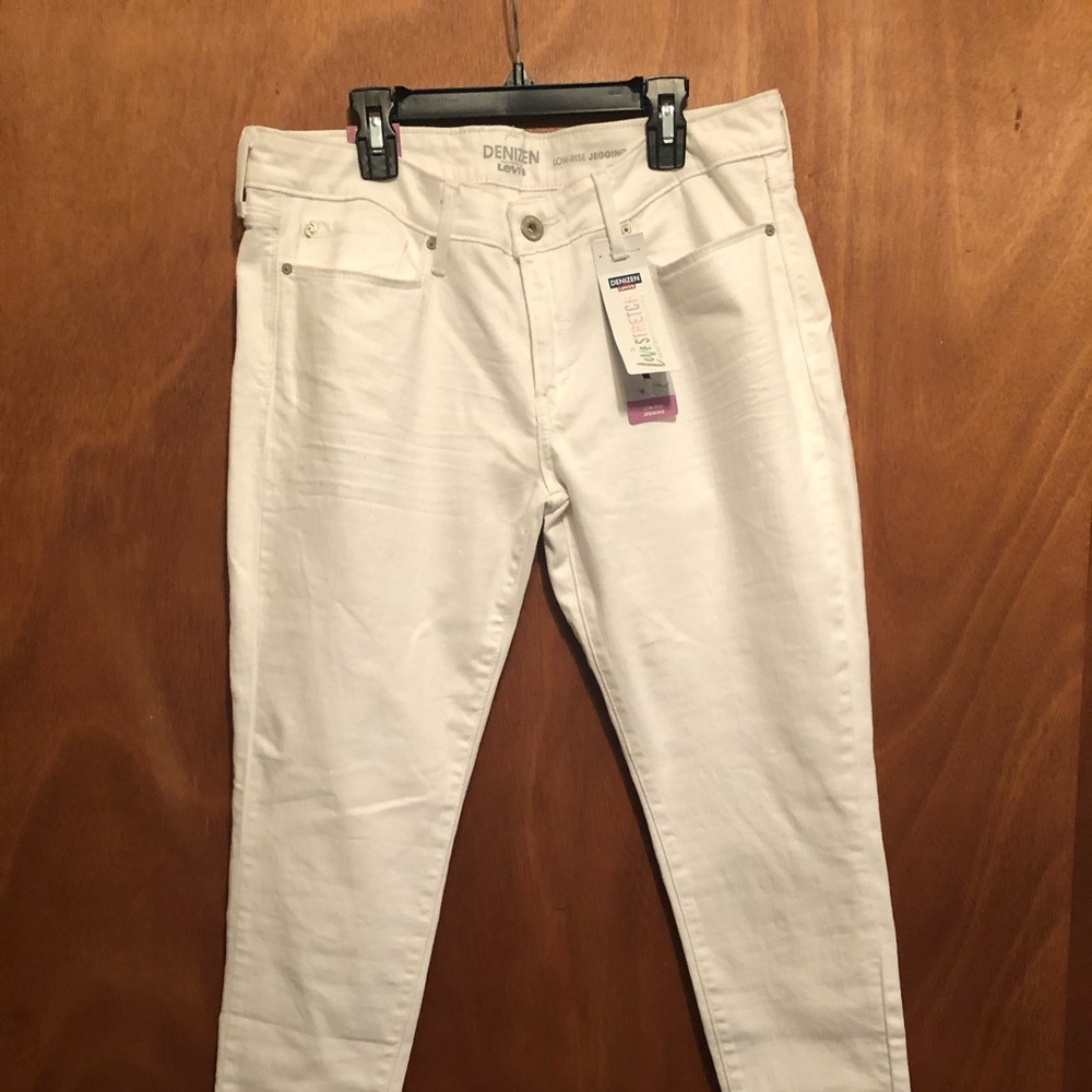 Levi’s Denizen White Jean Jeg Low Rise sz 14/15